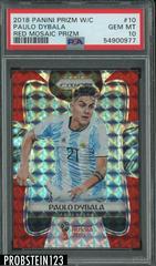 Paulo Dybala [Red Mosaic Prizm] Soccer Cards 2018 Panini Prizm World Cup Prices