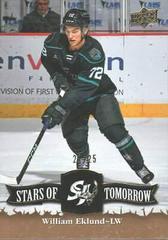 William Eklund [Gold] #ST-10 Hockey Cards 2022 Upper Deck AHL Stars of Tomorrow Prices