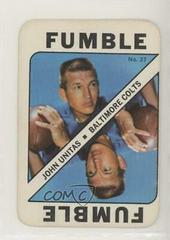 Johnny Unitas #37 Football Cards 1971 Topps Game Cards Prices