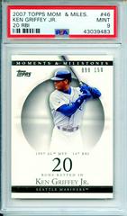 Ken Griffey Jr. [46 RBI] Baseball Cards 2007 Topps Moments & Milestones Prices
