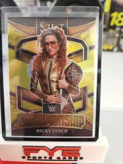 Becky Lynch [Gold Prizm] #4 Wrestling Cards 2022 Panini Select WWE Championship Prices