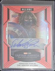 Sebastian Stan as Winter Soldier [Red Auto] Marvel 2022 Allure Prices