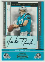 Jake Delhomme [Autograph] #15 Football Cards 2005 Playoff Contenders Prices
