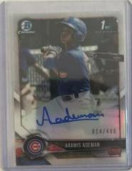 Aramis Ademan [Refractor] Baseball Cards 2018 Bowman Chrome Prospects Autographs Prices