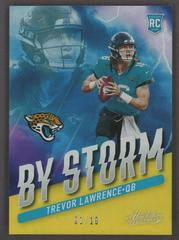 Trevor Lawrence [Gold] #BST-1 Football Cards 2021 Panini Absolute By Storm Prices