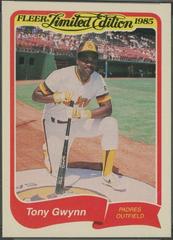 Tony Gwynn Baseball Cards 1985 Fleer Limited Edition Prices