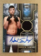 Andrew Sanchez Ufc Cards 2017 Topps UFC Knockout Autograph Relics Prices