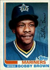 Bobby Brown #12T Baseball Cards 1982 Topps Traded Prices