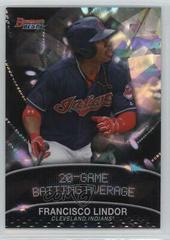 Francisco Lindor [Atomic Refractor] Baseball Cards 2016 Bowman's Best Stat Lines Prices