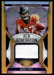 Noah Fant [Gold] Football Cards 2019 Panini Certified New Generation Jerseys Prices