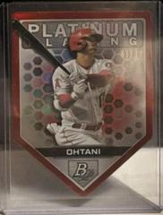 Shohei Ohtani [Red] Baseball Cards 2022 Bowman Platinum Plating Die Cuts Prices