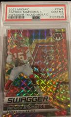 Patrick Mahomes II [Gold] #SW-3 Football Cards 2022 Panini Mosaic Swagger Prices