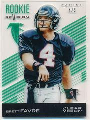 Brett Favre [Green] #81 Football Cards 2015 Panini Clear Vision Prices