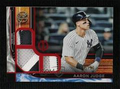 Aaron Judge [Red] Baseball Cards 2022 Topps Tribute Triple Relics Prices