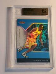 LeBron James [Blue Refractor] Basketball Cards 2004 Finest Prices