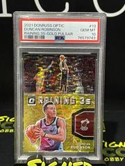Duncan Robinson [Gold Pulsar] #13 Basketball Cards 2021 Panini Donruss Optic Raining 3s Prices