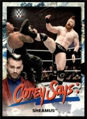 Sheamus Wrestling Cards 2019 Topps WWE SmackDown Live Corey Says Prices