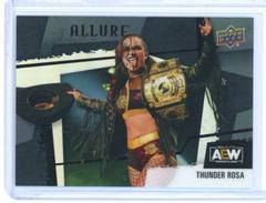 Thunder Rosa [Black Rainbow] #114 Wrestling Cards 2022 Upper Deck Allure AEW Prices