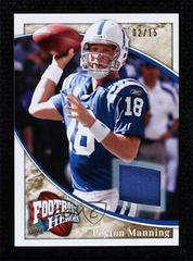 Peyton Manning #30 Football Cards 2009 Upper Deck Heroes Prices