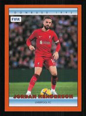 Jordan Henderson [Orange] Soccer Cards 2022 Panini Donruss 1992 Tribute Prices