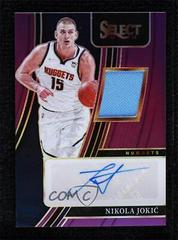 Nikola Jokic [Purple Prizm] Basketball Cards 2021 Panini Select Autograph Memorabilia Prices