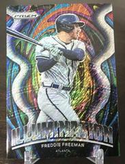 Freddie Freeman [Shimmer Prizm] #IL-8 Baseball Cards 2022 Panini Prizm Illumination Prices