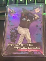 Anthony Seigler [Purple] #31 Baseball Cards 2019 Bowman Platinum Prismatic Prodigies Prices