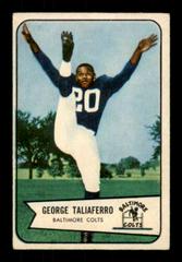 George Taliaferro #50 Football Cards 1954 Bowman Prices