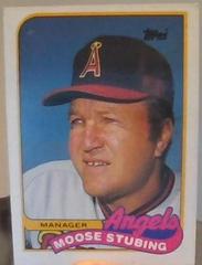 Moose Stubing [Error-Off center, thin top border] Baseball Cards 1989 Topps Prices