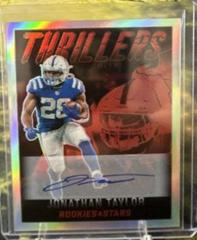 Jonathan Taylor [Signature] #TH-12 Football Cards 2022 Panini Rookies & Stars Thrillers Prices