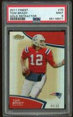 Tom Brady [Gold Refractor] #70 Football Cards 2011 Topps Finest Prices