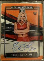 Trish Stratus [Orange] Wrestling Cards 2022 Panini Impeccable WWE Stainless Stars Autographs Prices