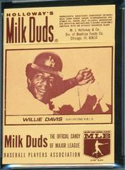 Willie Davis [Hand Cut] Baseball Cards 1971 Milk Duds Prices