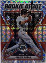 Jarren Duran [Mosaic] #RD-1 Baseball Cards 2022 Panini Mosaic Rookie Debut Prices
