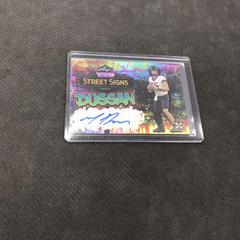 Max Duggan #SS-MD1 Football Cards 2023 Leaf Vivid Autographs Street Signs Prices