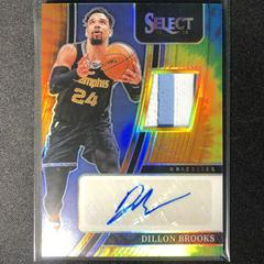 Dillon Brooks [Tie Dye Prizm] #AM-DBK Basketball Cards 2021 Panini Select Autograph Memorabilia Prices