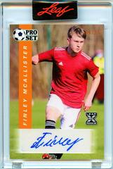 Finley McAllister [Orange] Soccer Cards 2022 Pro Set Autographs Prices