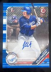 James Outman [Blue] #PA-JO Baseball Cards 2019 Bowman Prospect Autographs Prices