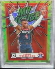 Russell Westbrook [Lime Green] Basketball Cards 2020 Panini Donruss Optic My House Prices