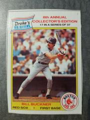 Bill Buckner [Hand Cut] #17 Baseball Cards 1986 Drake's Prices