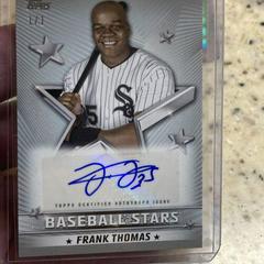 Frank Thomas #BSA-FTH Baseball Cards 2022 Topps Baseball Stars Autographs Prices
