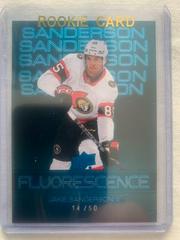 Jake Sanderson [Blue] Hockey Cards 2022 Upper Deck Fluorescence Prices