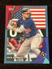 Pete Alonso [Blue] #WBC-3 Baseball Cards 2023 Topps World Classic Stars Prices
