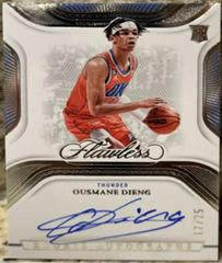 Ousmane Dieng #24 Basketball Cards 2022 Panini Flawless Rookie Autograph Prices