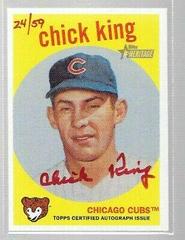 Chick King [Red Ink] #ROACK Baseball Cards 2008 Topps Heritage Real One Autographs Prices