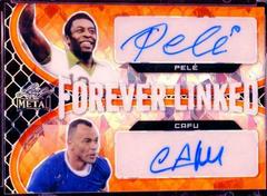 Pele [Orange Crystal] Soccer Cards 2022 Leaf Metal Autographs Prices