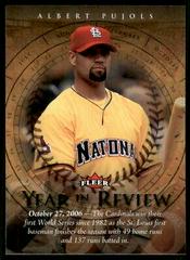 Albert Pujols #YR-AP Baseball Cards 2007 Fleer Year in Review Prices