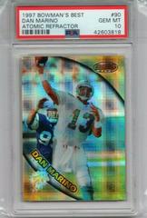Dan Marino [Atomic Refractor] #90 Football Cards 1997 Bowman's Best Prices