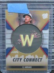 CJ Abrams [Gold] #CC-CA Baseball Cards 2023 Topps City Connect Commemorative Patch Prices