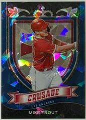 Mike Trout [Blue Ice] #19 Baseball Cards 2021 Panini Chronicles Crusade Prices